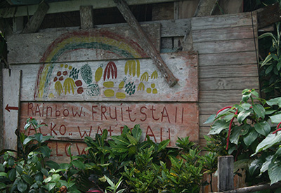 Dominica's fresh fruit stall