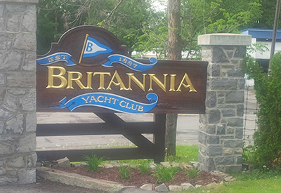 Britannia Yacht Club - Front Entrance