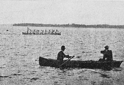 Britannia Yacht Club - War canoe races  - 1800s