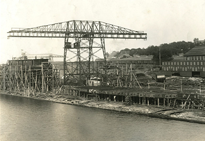 Midland Harbour Shipyard 1917