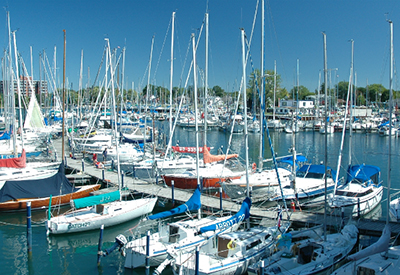 Sarnia Yacht Club - View across the Basin