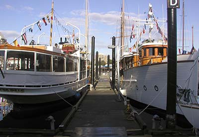 Victoria Classic Boat Festival - on the docks