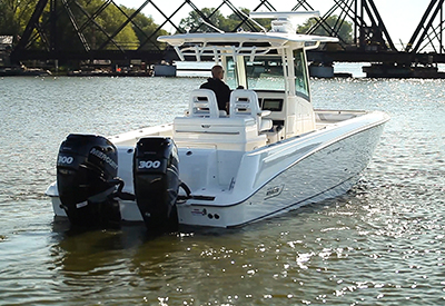 Docking - twin outboards
