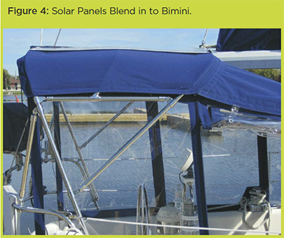 Solar panels blend into Bimini