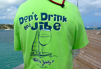 Anguilla - Don't drink and Jibe T-Shirt