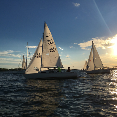 Some Great Upwind Club Sailing