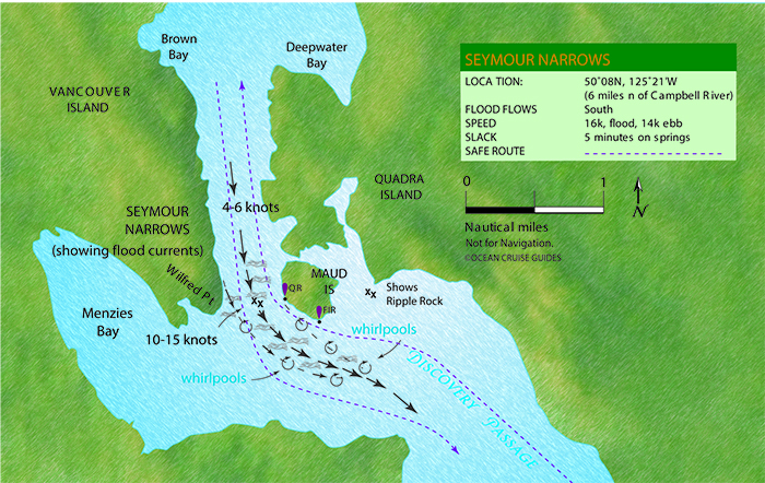 Seymour Narrows Map