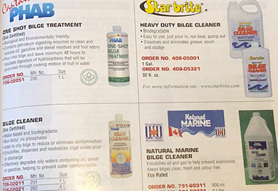 Bilge Cleaning Products