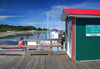 Government Wharf in Fanny Bay