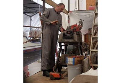 Doug Apprenticing at MG Yacht Systems