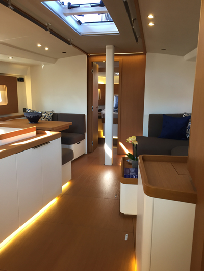 First Yacht 53 Dining Area