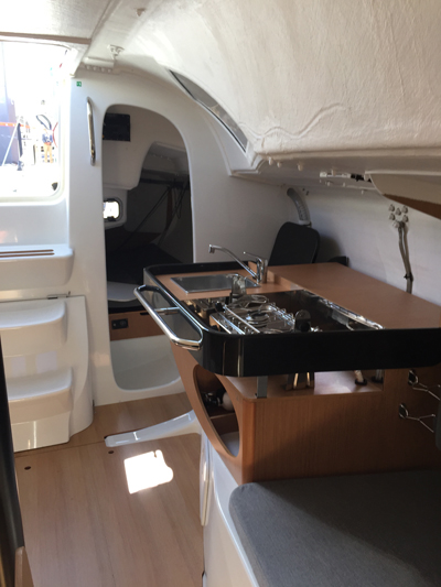 The Sunfast 3300's Galley