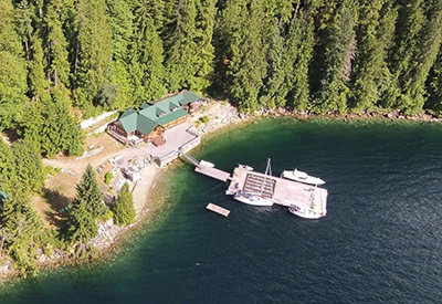 Aerial View of Hombray Lodge
