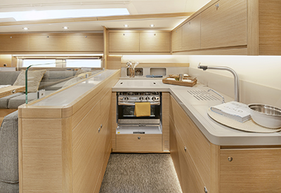 Dufour 530 Galley